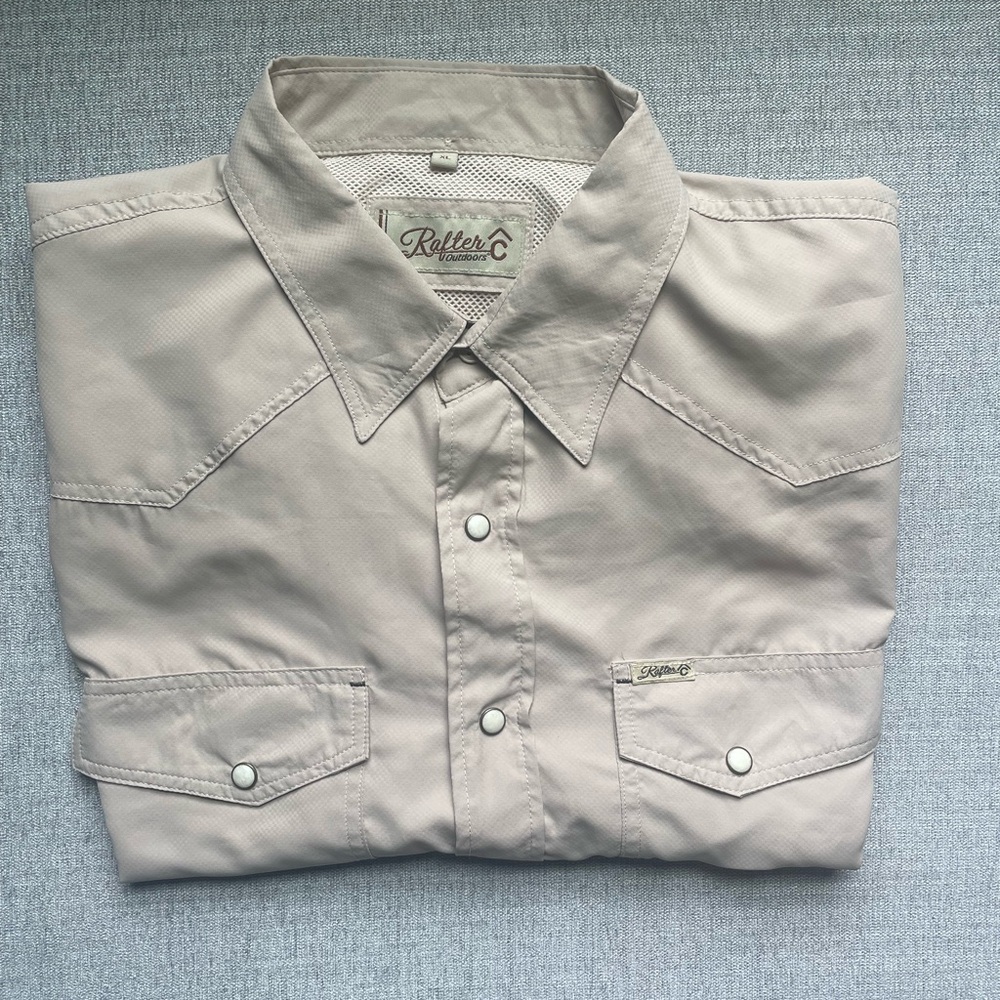 Rafter C Outdoors Men's Short Sleeve Fishing Shirt